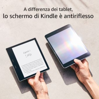 Recensione Nuovo e-Reader Kindle Oasis 300ppi