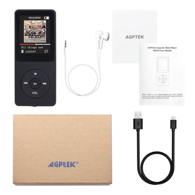 AGPTek A02 Recensione Lettore mp3 schermo 1,8 pollici